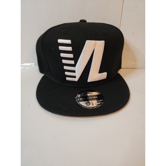 Victory Lap Rare Fitted 7.5 Headgear Classic 2019 Black/WhiteUrban Hat - Picture 4 of 9